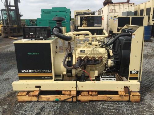 1996 Kohler 80 KW Generator, Only 274 Hours!,  Tested, Low Cost Power