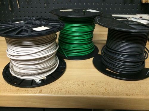 12 AWG Stranded Electrical Cerrowire THHN THWN 330&#039;Green 315&#039; White 250&#039; Black