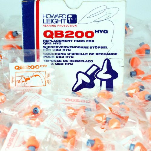 Lot of 45 Pairs Howard Leight QB200 HYG ear plug replacement pads for QB2 HYG