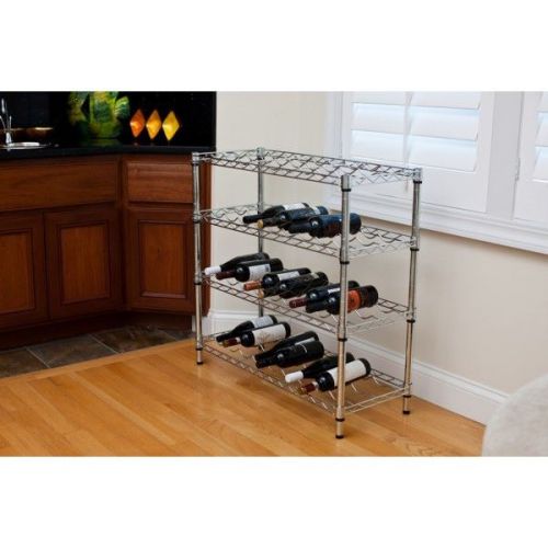 4-tier Wine Rack | 36” X 14” X 34.5” |Business Restaurant Office kitchen C756484