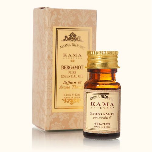 Kama Ayurveda With Diffuser &amp; Aroma Therapy Bergamot Essential Oil 12ml