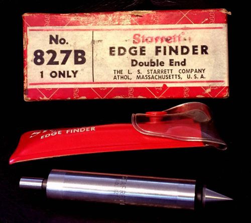 LS STARRETT EDGE FINDER DOUBLE END 827B 53063 MADE IN USA EXCELENT POSSIBLY NEW