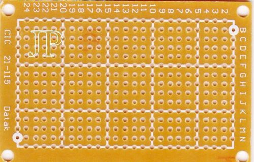 Prototyping PerfBoard 2.8 x 1.8 inches 356 PCB Solder Pads