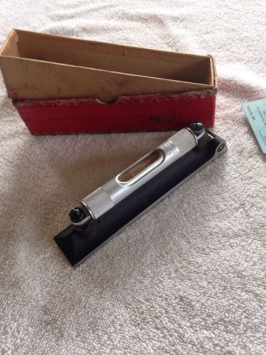 Starrett level with ground vial  98-6 in original box for sale