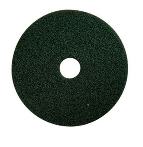 Nib continental glit microtron 20123 12&#034; green scrubbing floor pad pk of 5 for sale