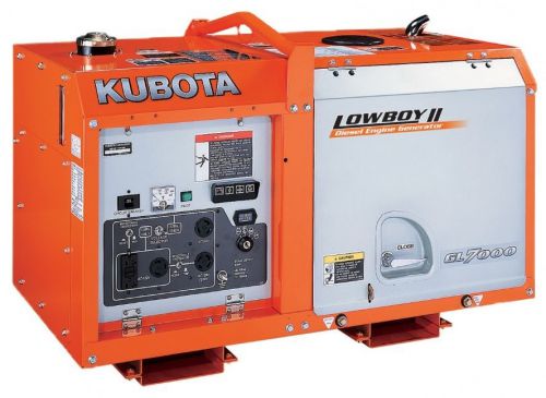 Brand New Kubota GL7000 Series Lowboy II Diesel Generator 7kW 7000 Watts