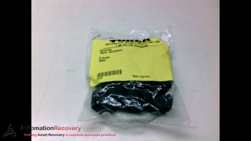 TURCK RSFK-BC(10/BAG) CORDSET ACCESSORY END CAP BLACK, NEW