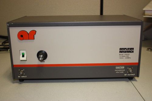 Amplifier Research 75A220 RF Amplifier, 10 kHz - 220 MHz, 75W