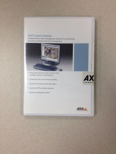 Nip new axis camera station software with 10 camera licenses for sale