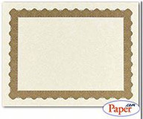 Great papers! metallic gold certificate, 8.5 x 11 inches, 25 count (934025) for sale