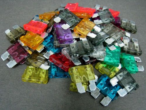 #ewa02 new atc/ato 1-40a blade fuse assort:12 different sizes total 60 pcs for sale