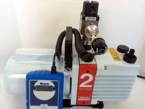 Edwards e2m2 dual stage rotary vane vacuum pump 1.5 cfm rebuilt for sale