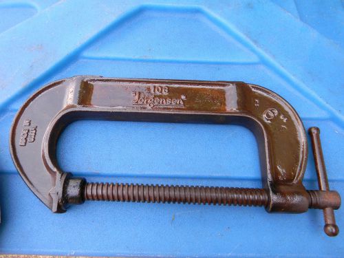 Jorgenson professional  c clamp  # 106 proudly made in u.s.a. for sale