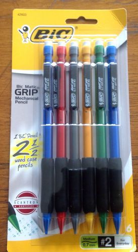 BIC Grip Matic Mechanical Pencil -- 6pk Assorted Colors