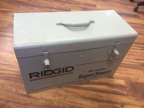 Rigid SuperFreeze SF-2000R Pipe Freezer Great Condition