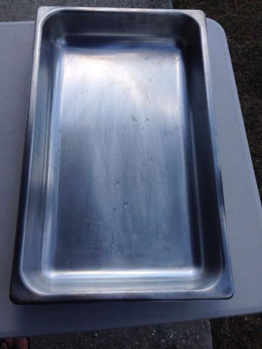 Chafing Dish/Pan 7-1/2 Quart Size 20-3/4&#034;x 12-3/4&#034; Stainless Steel