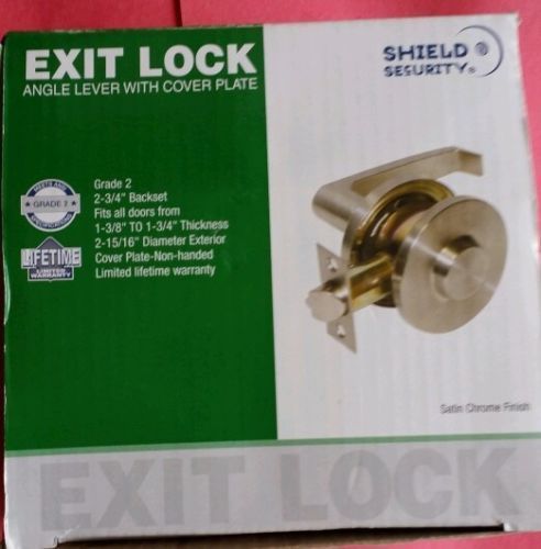 NEW One Way Security Door Handle Exit Lock Grade 2 Lock Angle Lever