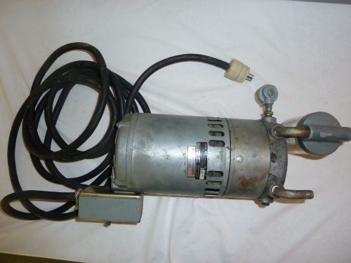Gast rotary vane vacuum pump, model 0522-v3-g18d, doerr 115v 1/3hp 1725 rpm for sale