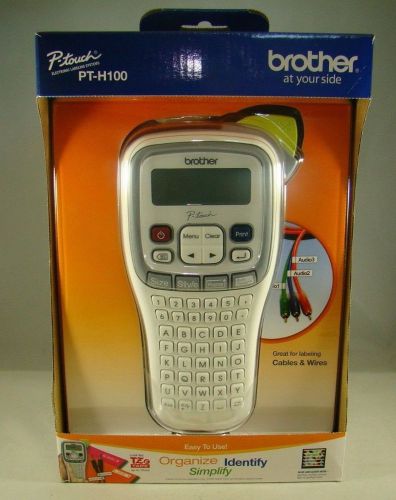 Brother PT-H100 Easy Handheld Label Maker P-touch Electronic Labeling System