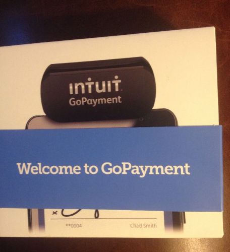 Intuit GoPayment Mobile Payment Card Reader - Credit/Debit Card System