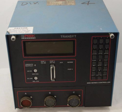 PEEK  Traffic Transyt Signal Controller Model # 3000 Series /Monitor