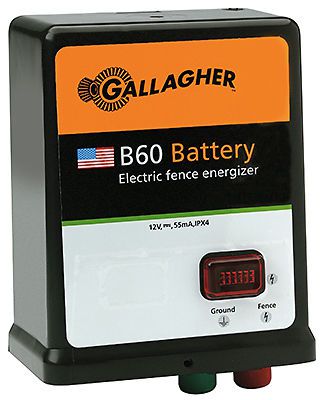 Gallagher G351504 B60 Electric Fence Charger-B60 12V BATTERY