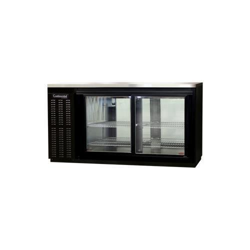 Continental Refrigerator BBUC69S-SGD-PT Back Bar Cabinet, Refrigerated