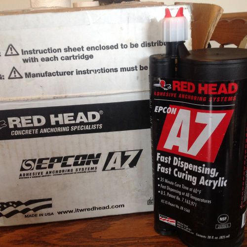 Red Head A7 Acrylic Anchor Adhesive 28 oz. case of 4