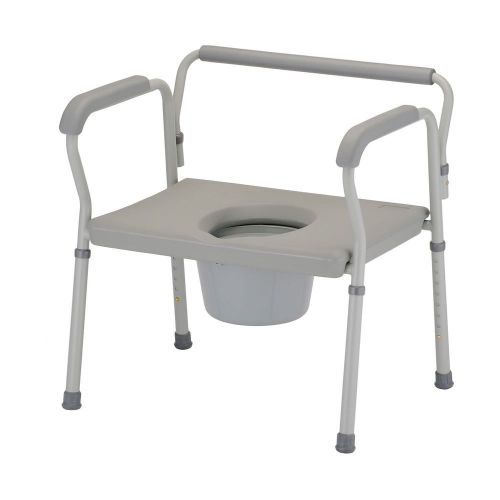 Bariatric Commode with Extra Wide Seat, Free Shipping, No Tax, #8582