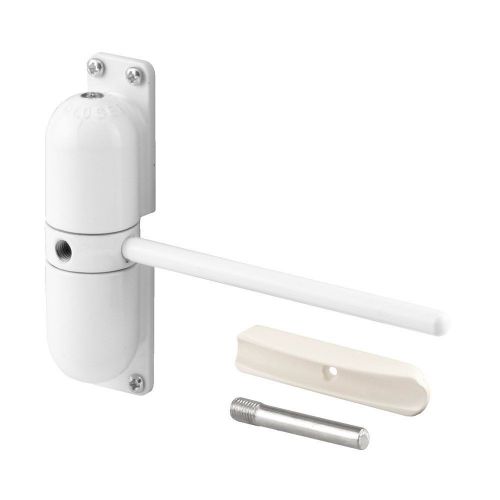 New prime line safety spring door closer white adjustable tension easily mounts for sale