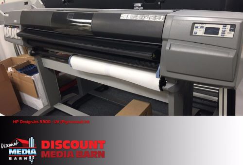 Hp designjet 5500 - 60&#034; (uv ink) - eaglejet ii - q1253e + ink, stand, and heads for sale