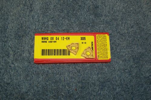 SANDVIK   CARBIDE INSERTS    WNMG 433-KM       WNMG 08 04 12-KM   PACK OF 10
