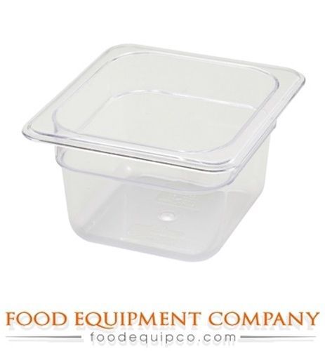 Winco SP7604 Poly-Ware™ Food Pan, 1/6 size, 4&#034; deep - Case of 48