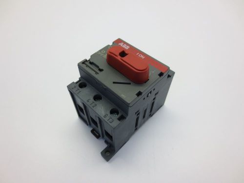 Abb ot63e3 disconnect switch 80 amp 600 vac  iec 60947-3 for sale