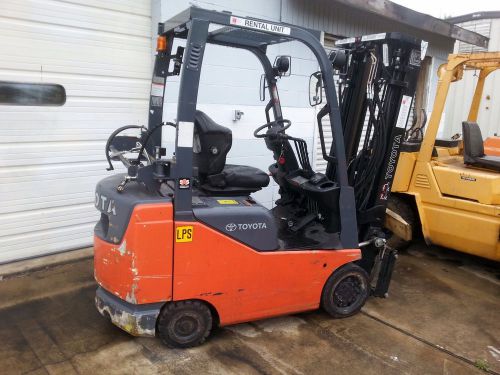 parting out complete 2013 8fgu18 Toyota Forklift, complete, inquire for parts