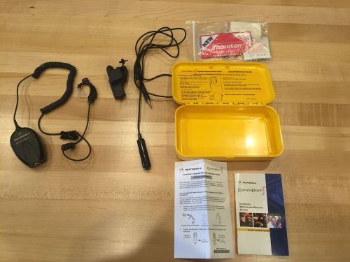 Motorola ntn1624a commport ear microphone system w/ ptt for mtx xts radios for sale