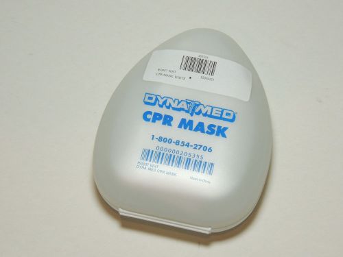 NEW CPR Mask with One-Way Valve in Hard Case - DYNA MED Brand