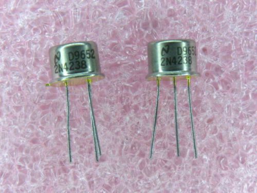 22 PCS NSC 2N4238 BIPOLAR TRANSISTOR, NPN, 60V, TO-39; Transistor Polarity:NPN