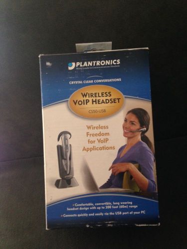 Plantronics CS50-USB Wireless Office Digital Headset System Gray#AS