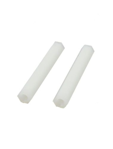 40mm m3 female thread white nylon pcb spacer hex standoff pillar 30pcs for sale