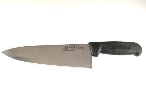 8” black chef knife -  food service knives - cook french stainless steel sharp! for sale
