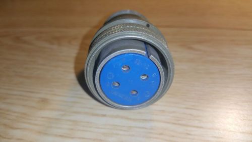 Amphenol 20-4s 4 Pin Plug  NEW OLD STOCK