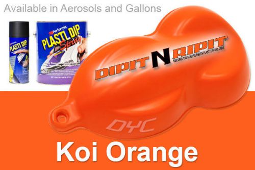 Performix plasti dip gallon of ready to spray koi orange rubber dip coating for sale