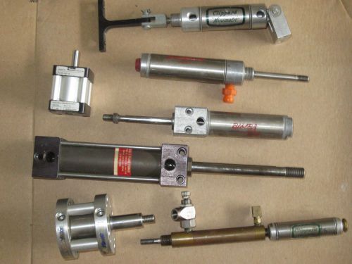 Pneumatic cylinders, assortment of 8 pcs, made is USA