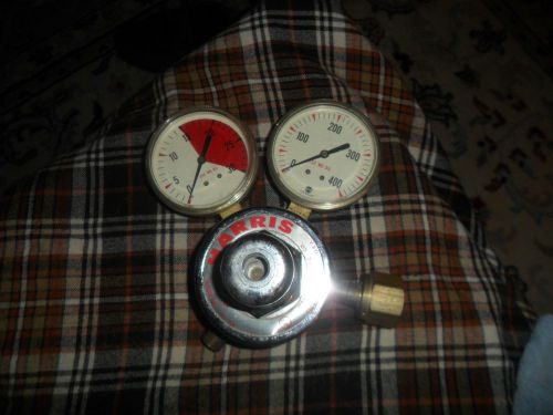 Vintage harris gauges gas oxygen regulator 4 parts &amp; repair steampunk art ! for sale