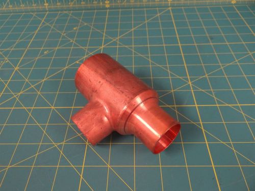 Mueller 2 x 1 1/4 x 1 1/4 copper reducing tee fitting  2&#034; x 1 1/4&#034; x 1 1/4&#034; for sale