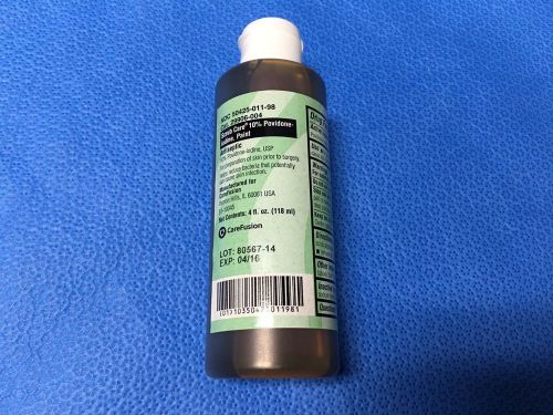 Carefusion Scrub Care 10% Povidone-Iodine REF 29906-404 One (1) 4oz Bottle