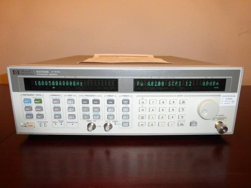Agilent hp 83752b 10mhz - 20ghz high power synthesized sweeper signal generator for sale