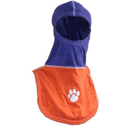 New purple and orange nomex blend flash hood, pac ii, embroidered tiger paw for sale