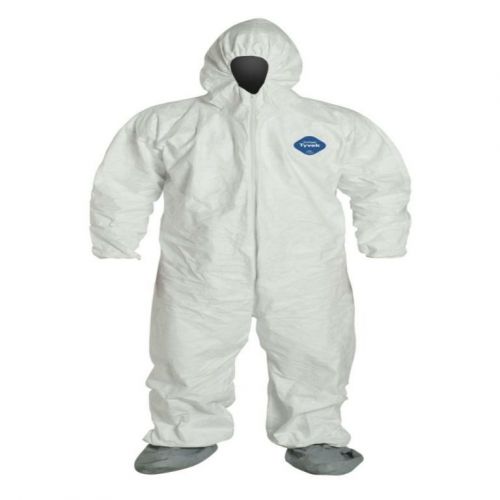 DuPont TY122S XL Disposable Coverall w/Bootie &amp; Hood 6 PACK (M1455)